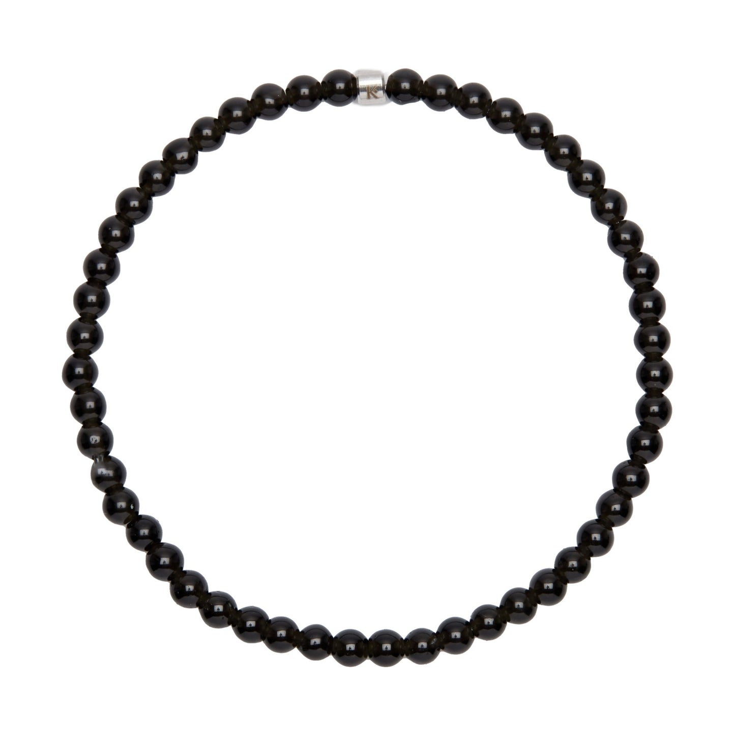 Mini Bracelet en Obsidienne "Energie"