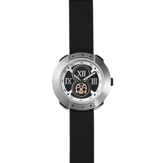 Montre Vista Roman Argent Noir